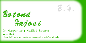 botond hajosi business card